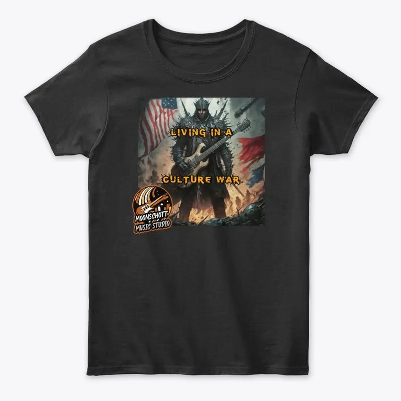 Living in a Culture War American Flag T2